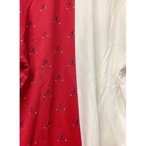 MARK&LONA (マークアンドロナ) ゴルフウェア(トップス) メンズ SIZE XL ホワイト×レッド