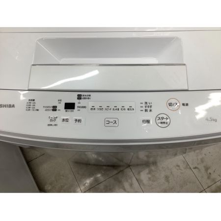 TOSHIBA　全自動洗濯機　AW-45W7　2019年製　4.5㎏【トレファク上福岡】 TOSHIBA (トウシバ) 全自動洗濯機 4.5kg AW-45M7 2019年製 50Hz／60Hz