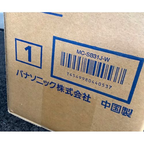 Panasonic (パナソニック) スティッククリーナー サイクロン式 MC-SB31J-W 2020年製 程度S(未使用品) 純正バッテリー 未使用品