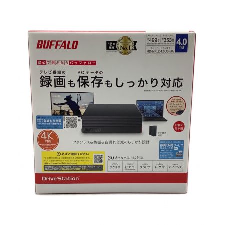 BUFFALO (バッファロー) 外付ケハードディスク HD-NRLD4.0U3-BA