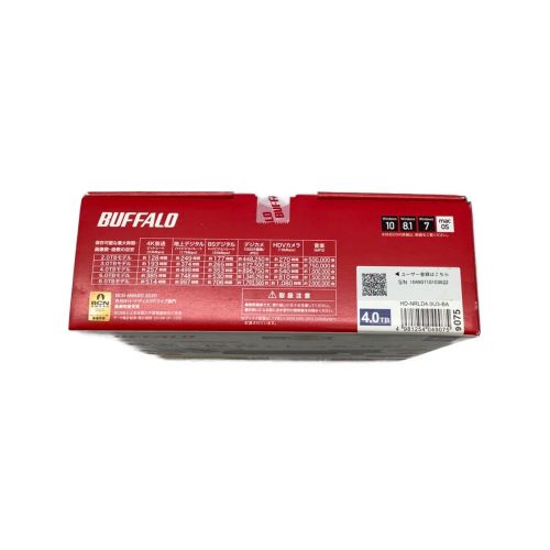 BUFFALO (バッファロー) 外付ケハードディスク HD-NRLD4.0U3-BA
