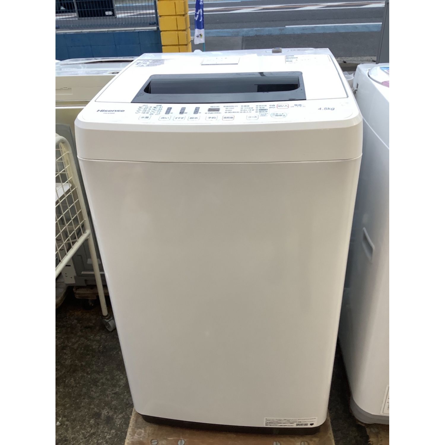 素晴らしい Hisense ハイセンス 洗濯機 4.5kg 2019年製 HW-E4502