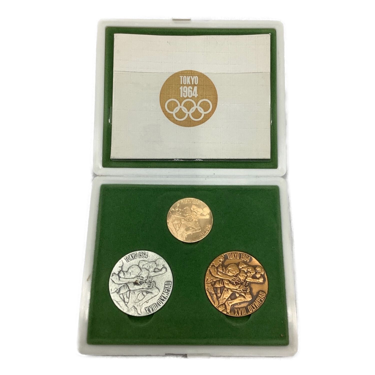1964東京オリンピック記念メダル(金・銀・銅)セット - 貨幣