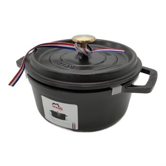Staub (ストウブ) 両手鍋 ブラック 40509-485-0 18cm ピコ・ココットラウンド