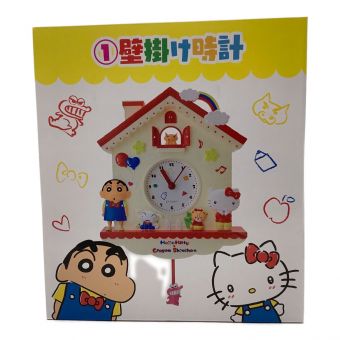 HELLO KITTY (ハローキティー) 掛時計 クレヨンしんちゃん