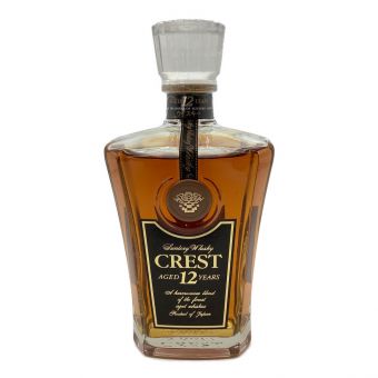 サントリー ジャパニーズ 700ml クレスト 12年 クリアキャップ