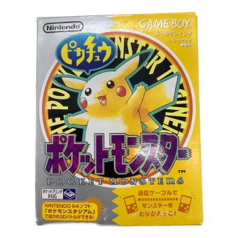 ゲームボーイ用ソフト 動作確認済み ポケットモンスター ピカチュウ