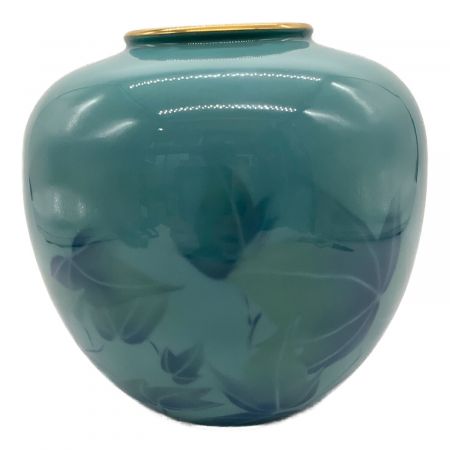 深川製磁 (フカガワセイジ) 花瓶 色絵彩磁
