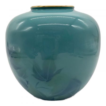深川製磁 (フカガワセイジ) 花瓶 色絵彩磁