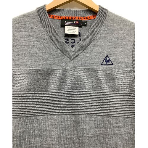 le coq sportif (ルコックスポルティフ) ゴルフベスト メンズ SIZE L グレー