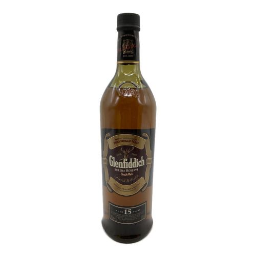 グレンフィディック (Glenfiddich) スコッチ 750ml ソレラリザーブ 15年 未開封