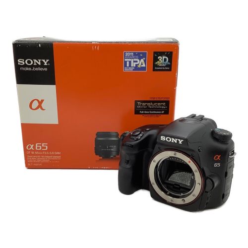 SONY (ソニー) デジタル一眼レフカメラ SLT-A65V 2430万画素 専用電池