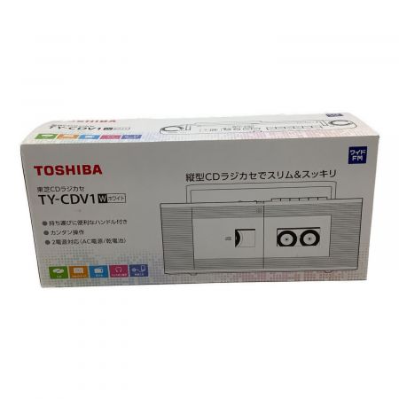 TOSHIBA (トウシバ) ラジカセ TY-CDV1 2018年製 -