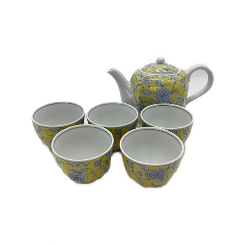 橘吉 (タチキチ) 茶器 黄彩唐草