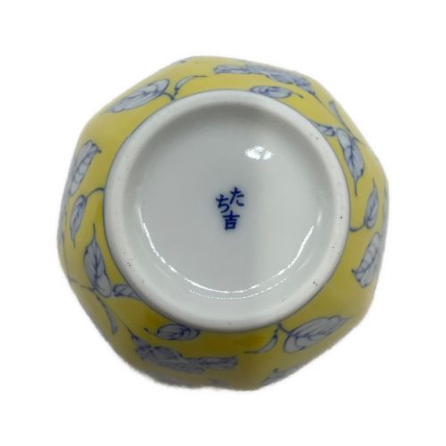 橘吉 (タチキチ) 茶器 黄彩唐草