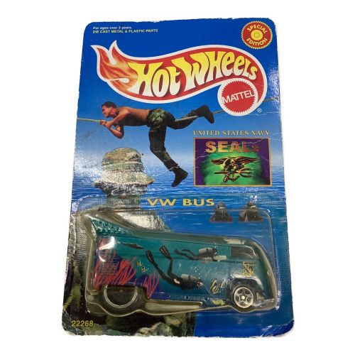 HOT WHEELS (ホットウィールズ) ミニカー UNITED STATES NAVY VW BUS