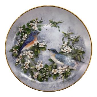 Franklin Mint (フランクリンミント) プレート DUET IN BLUE