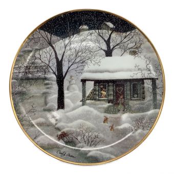Franklin Mint (フランクリンミント) プレート MOONLIGHT VISITORS