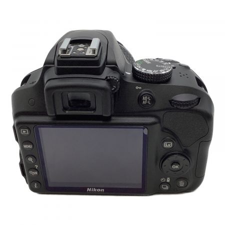 Nikon (ニコン) デジタル一眼レフカメラ D3300ダブルズームキット 2416万画素 2109517