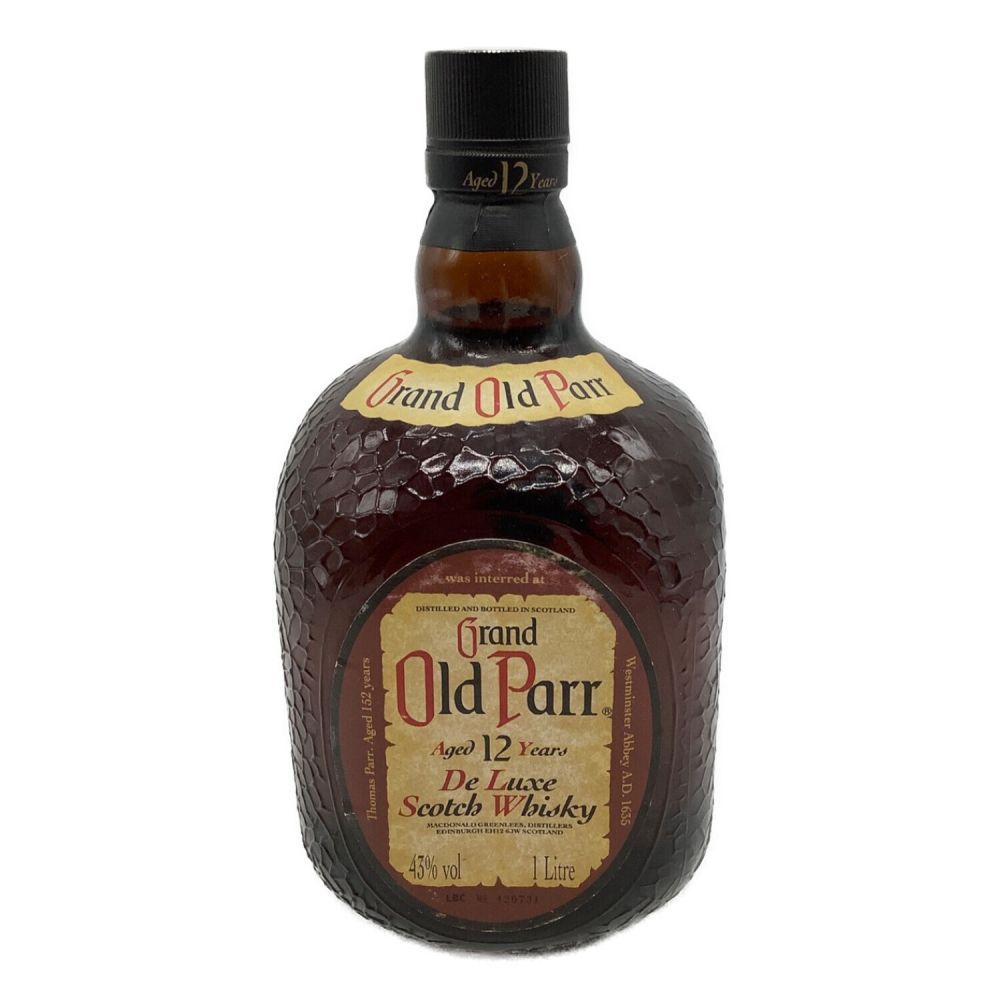 GRAND OLD PARR (グランドオールドパー) ウィスキー 1000ml 12