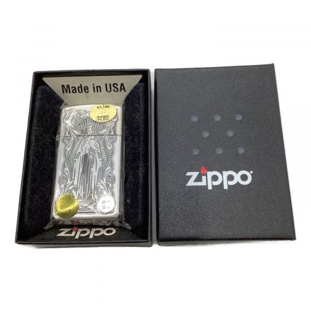 ZIPPO アラベスクマリア 両面加工スリム 2007年製