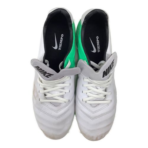 Nike サッカーシューズ ホワイト/グリーン NIKE (ナイキ) サッカースパイク SIZE 25.5cm ホワイト×グリーン
