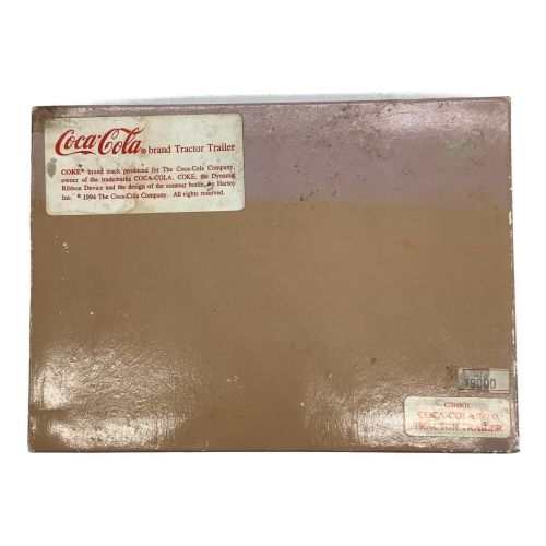COKE (コーク) ミニカー COCA-COLA T600 TRACTOR TRAILER