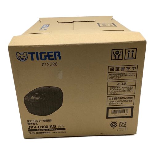 Tiger (タイガー) 圧力IH炊飯ジャー JPV-C100 2023年製 5.5合(1.0L)