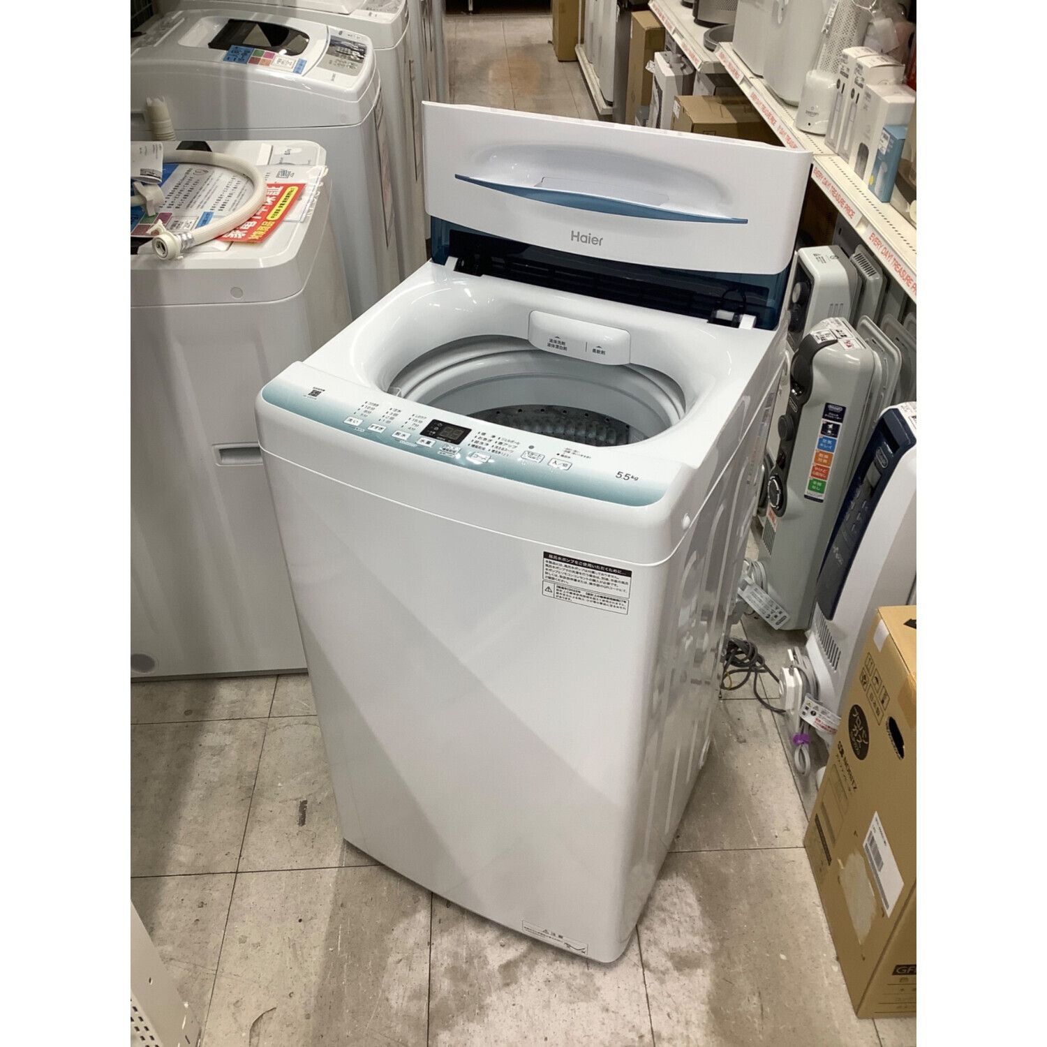 9,020円I336 ⭐  2022年製♪ Haier 洗濯機 （5.5㎏)