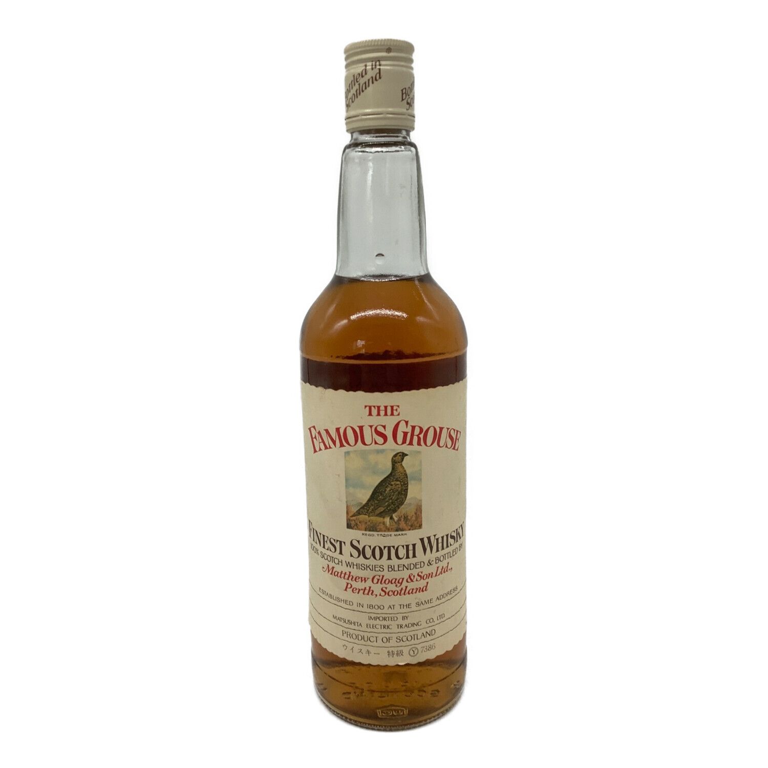 THE FAMOUS GROUSE ウィスキー 750ml FINEST SCOTCH 旧ボトル 【特級 ...