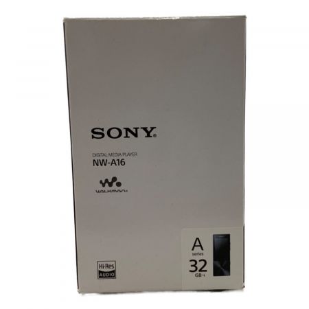 SONY (ソニー) WALKMAN ブラック 32GB NW-A16 5061769