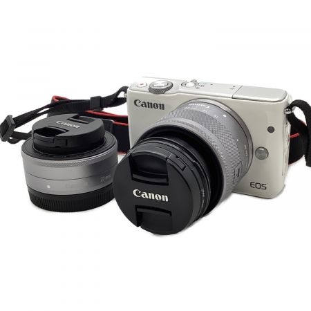 CANON (キャノン) ミラーレス一眼カメラ EF-M15-45 IS STM  EF-M22 STM kit EOSM10WHWLK ■