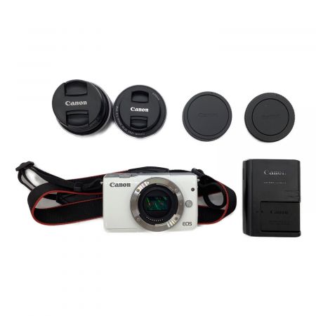 CANON (キャノン) ミラーレス一眼カメラ EF-M15-45 IS STM  EF-M22 STM kit EOSM10WHWLK ■