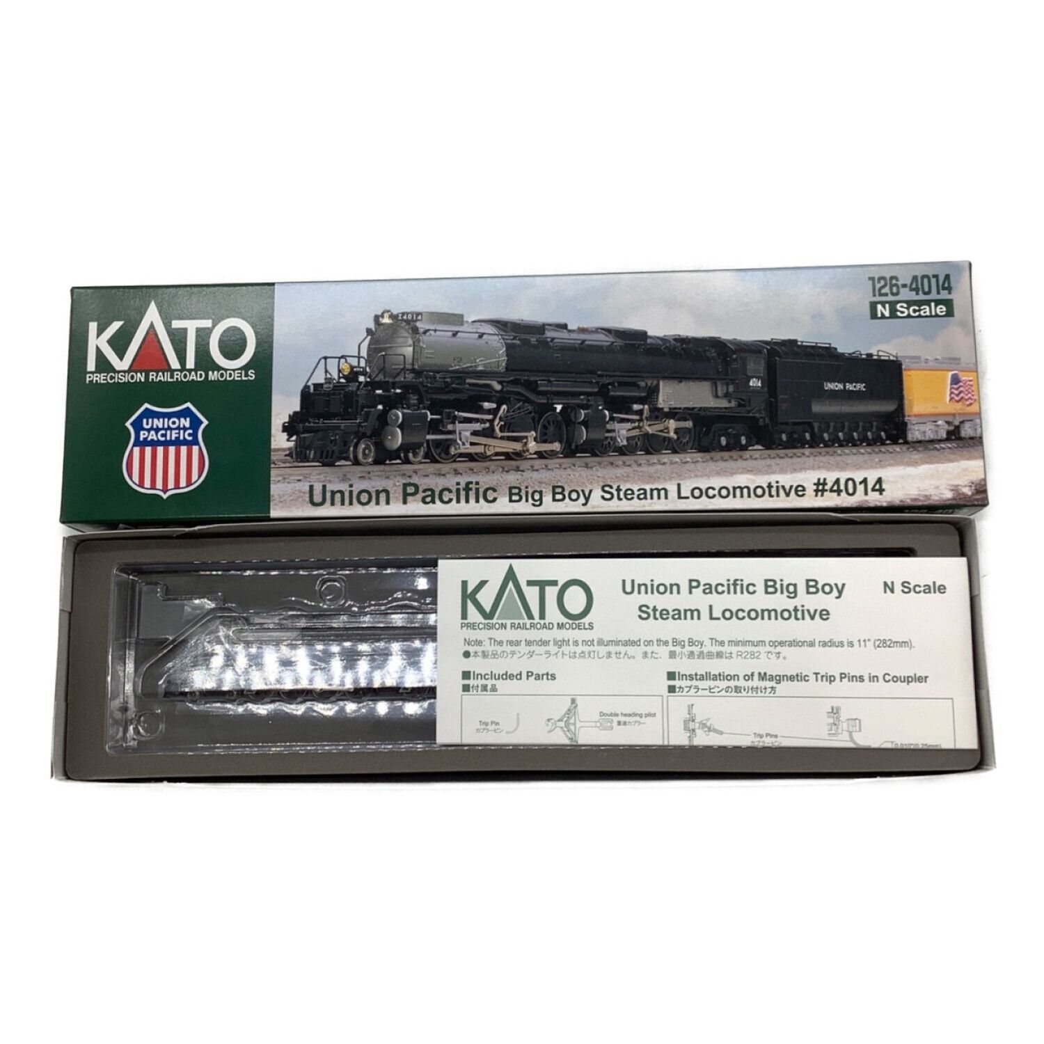 当店一番人気 KATO 126-0403(N)ユニオン・パシフィック鉄道 FEF-3 #8444 Greyhound 鉄道模型 