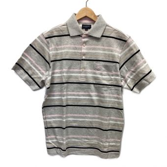 BURBERRY GOLF (バーバリーゴルフ) ゴルフウェア(トップス) メンズ SIZE M グレー×ピンク