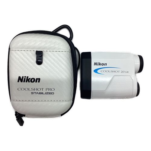 ゴルフ用レーザー距離計/Nikon COOLSHOT 20 GII WHITE