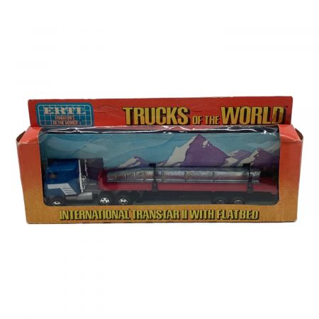 ERTL (アーテル) ミニカー TRANSTAR Ⅱ WITH FLATBED TRUCKS OF THE WORLD
