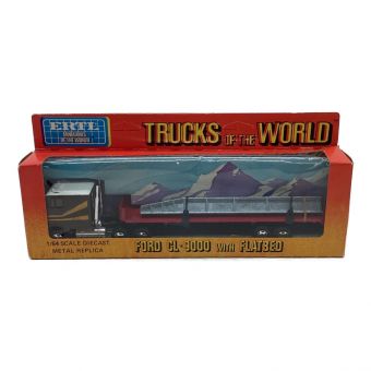 ERTL (アーテル) ミニカー FORD CL-9000 WITH FLATBED TRUCKS OF THE WORLD