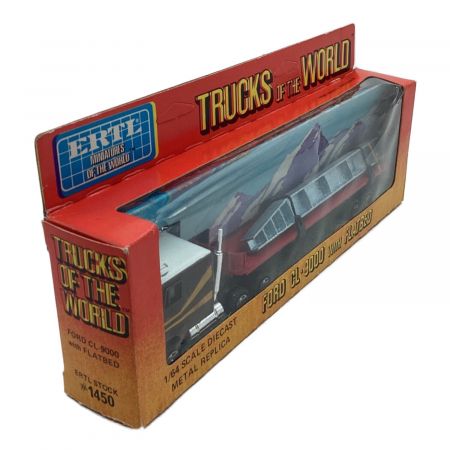 ERTL (アーテル) ミニカー FORD CL-9000 WITH FLATBED TRUCKS OF THE WORLD