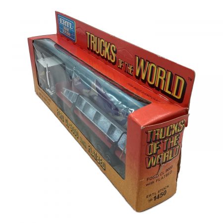ERTL (アーテル) ミニカー FORD CL-9000 WITH FLATBED TRUCKS OF THE WORLD