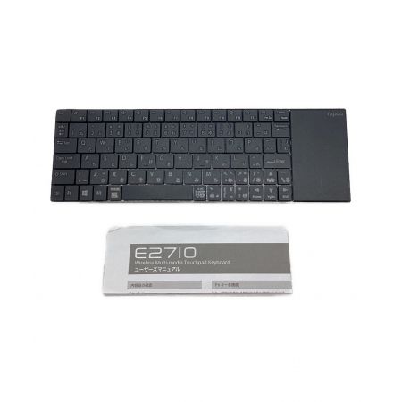 Rapoo コンパクトマルチキーボード ブラック E2710
