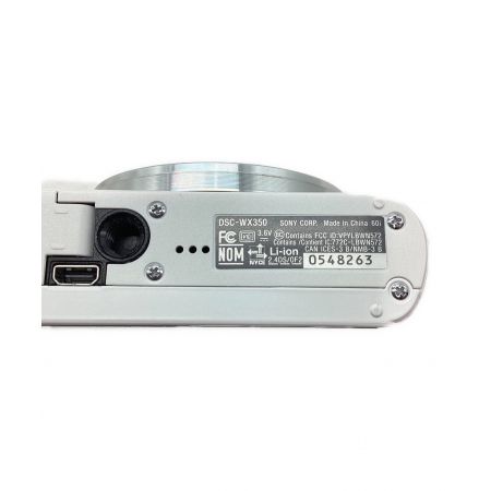 SONY (ソニー) デジタルカメラ DSC-WX350 1820万有効画素 専用電池 0548263