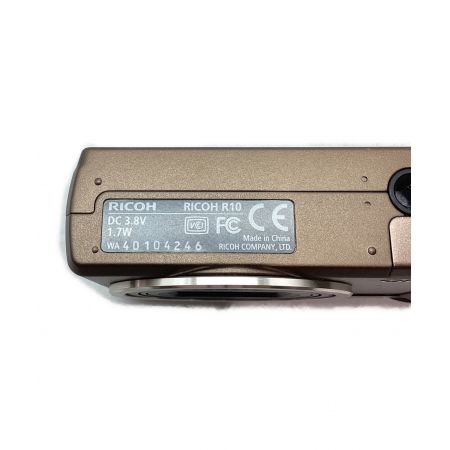 RICOH (リコー) コンパクトデジタルカメラ R10 1030万画素 専用電池 SDカード対応 40104246