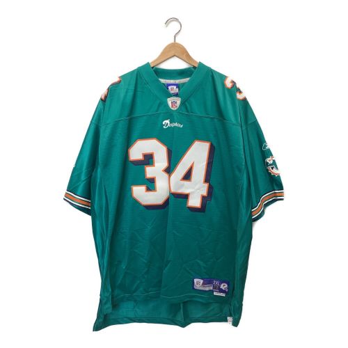 REEBOK (リーボック) ゲームシャツ メンズ 2XL グリーン NFL ドルフィンズ R.WILLIAMS