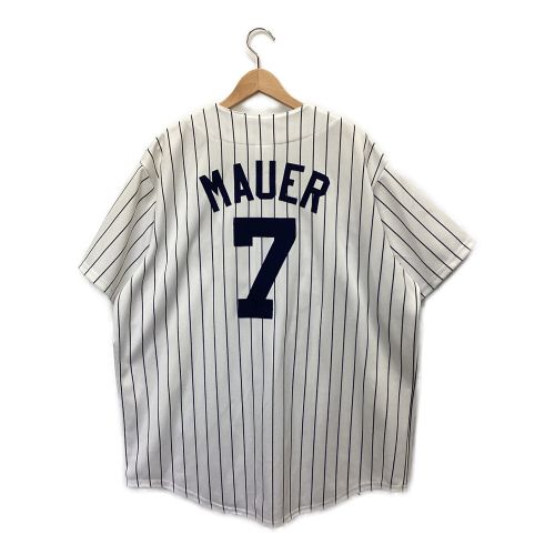 Majestic (マジェスティック) ゲームシャツ メンズ SIZE XL ホワイト TWINS MAUER