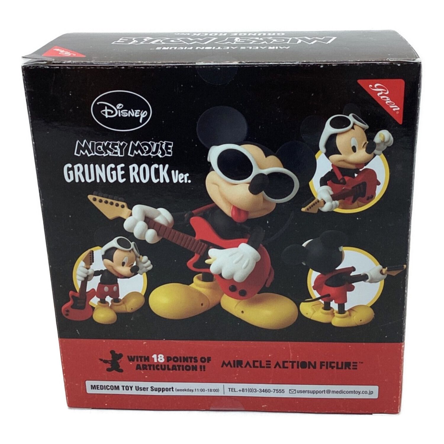 MEDICOM TOY (メディコム・トイ) フィギュア Disney Roen ミッキーマウス GRUNGE ROCK Ver.