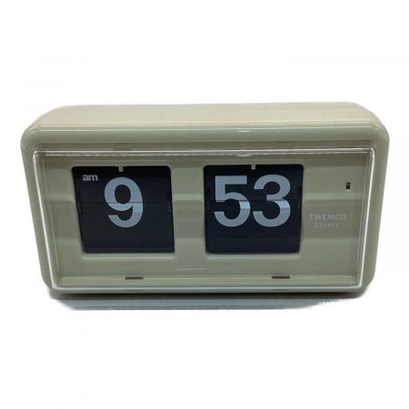 TWEMCO (トゥエンコ) 置時計 QT30 クリームホワイト