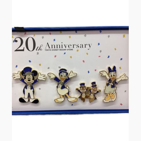 DISNEY (ディズニー) ミッキー＆フレンズ ピンバッジ セット 20th Anniversary