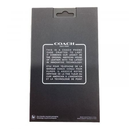 COACH (コーチ) iPhoneケース 6.7インチ ブラック