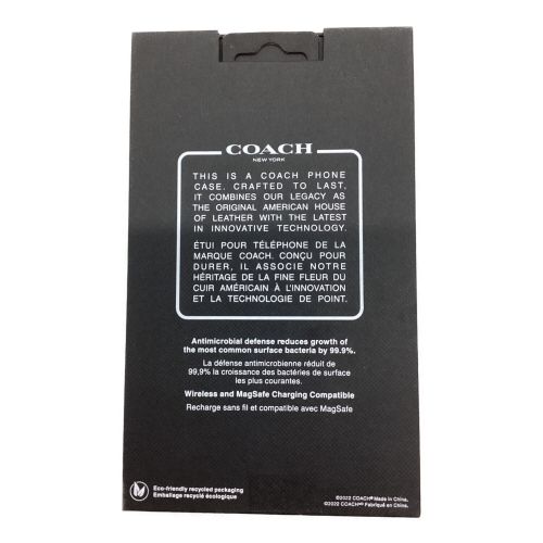 COACH (コーチ) iPhoneケース 6.7インチ レッド×オレンジ グラデーション